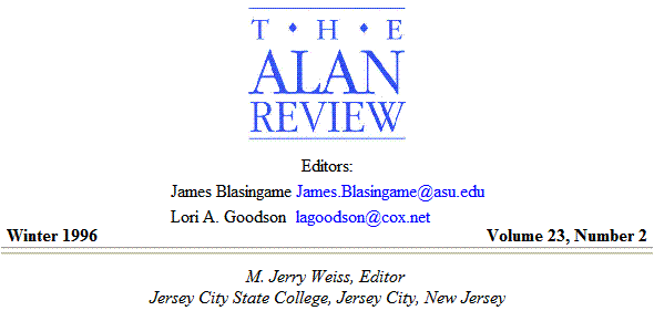 The ALAN Review, Winter 1996; Vol. 23, No. 2